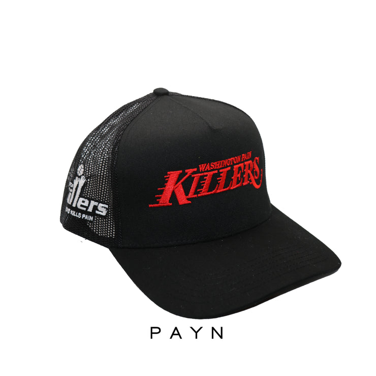 THE WASHINGTON PAIN KILLERS CANVAS MESH TRUCKER HAT