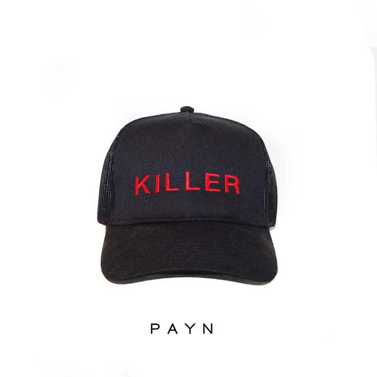 THE SAMPLE KILLER CANVAS MESH BACK TRUCKER HAT
